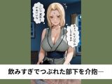巨乳な綱●が童貞の部下を筆おろしSEX【タテ読み/セリフ有/CG100枚付き】
